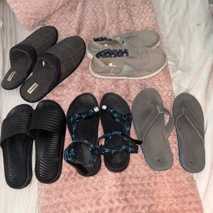 Men’s Size 13 Casual Footwear Lot – 5 Pair Bundle